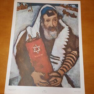 Art Print, "Rabbi" by Marc Chagall